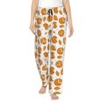 thumbnail image 1 of KLL Womens Yellow Biscuit Print Pajama Pants Soft Pajama Bottoms for Women Cozy Lounge Pants, 1 of 5