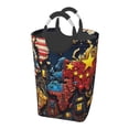 thumbnail image 1 of KLL World Map Of Digital Circuits Laundry Hamper,Large Canvas Fabric Lightweight Storage Basket Toy Organizer Dirty Clothes Collapsible Waterproof, 1 of 6
