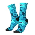 thumbnail image 1 of KLL World Turtle Day Print Cool Socks Men's Women's Crew Socks Funny Crazy Novelty Stockings, 1 of 6