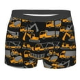 thumbnail image 1 of KLL Yellow Excavator Men's Cotton Boxer Briefs Underwear-X-Large, 1 of 8