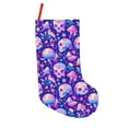 thumbnail image 1 of KLL colorful mushroom Skull rainbow for 18" Christmas Stocking Snowman Xmas Stocking Holiday Christmas Decoration Gifts for Family Kids, 1 of 8
