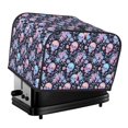 thumbnail image 1 of KLL cool Skull flower Print 4 Slice Toaster Dust Covers Kitchen Small Appliance Cover with 2 Pockets,Can hold Jam Spreader Knife & Toaster Tongs (12.4 x 10.6 x 8.2), 1 of 6