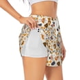 thumbnail image 1 of KLL cute insects Pattern Shorts Women,Athletic Shorts High Waisted Running Shorts Pocket Sporty Short Gym Elastic Workout Shorts-Medium, 1 of 7