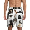 thumbnail image 1 of KLL dogs pets collage for Men's 1-Pack Shorts,Sleep Pajama Shorts for Men Soft Pj Shorts Men's Pajama Bottoms Sleepwear-X-Large, 1 of 6
