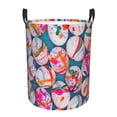 thumbnail image 1 of KLL eggs Waterproof Foldable Laundry Hamper Bucket with Handles for Storage Bin,Kids Room,Home Organizer-Medium, 1 of 6
