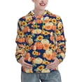 thumbnail image 1 of KLL fall Pumpkin Daisy for Womens Pullover Hoodie with Pocket Hooded Long Sleeve Shirts Sweatshirt for Women-XX-Large, 1 of 7