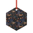 thumbnail image 1 of KLL fall fox deer bird Pattern Acrylic Christmas Ornaments,1 PCS Xmas Tree Decor with Ribbon 3" Christmas Décor Christmas Pendant for Hanging on Tree & Party Favors-Hexagon, 1 of 7