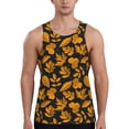 thumbnail image 1 of KLL fall leaf Print Men's Muscle Gym Workout Stringer Tank Tops Bodybuilding Fitness T-Shirts Tank Tops Men-Large, 1 of 7