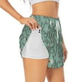 thumbnail image 1 of KLL golf equipment Pattern Shorts Women,Athletic Shorts High Waisted Running Shorts Pocket Sporty Short Gym Elastic Workout Shorts-XX-Large, 1 of 7