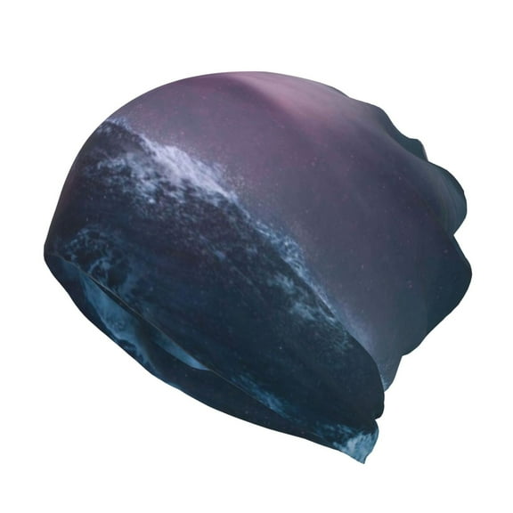 KLL lighthouse Waves Torrential Rain Pirnt Wicking Running Beanie Head Wrap Cycling Bandana for Men Women