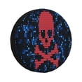 thumbnail image 1 of KLL pirate skull Pattern 14-17 inch Spare Tire Cover Universal Wheel Protector for Truck SUV Trailer Camping Rv Tire Covers-15 inch, 1 of 6
