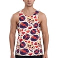 thumbnail image 1 of KLL rock Skull record heart Print Men's Muscle Gym Workout Stringer Tank Tops Bodybuilding Fitness T-Shirts Tank Tops Men-Medium, 1 of 7