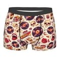 thumbnail image 1 of KLL rock music Skull record Men's Cotton Boxer Briefs Underwear-XX-Large, 1 of 8