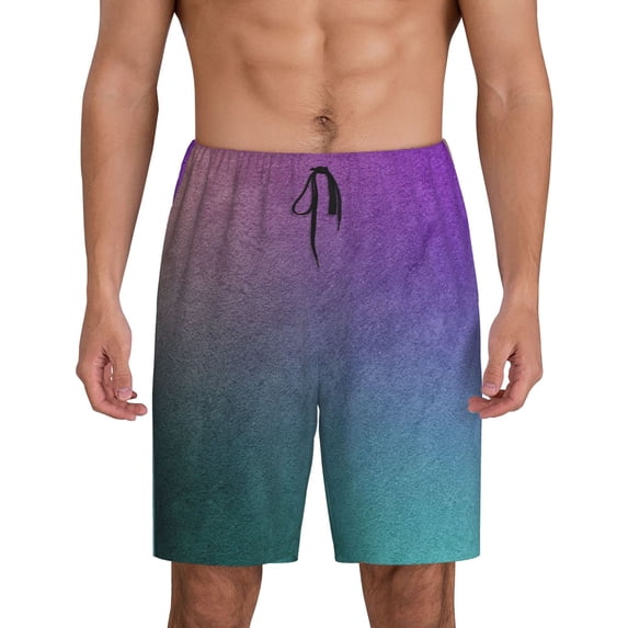KLL vintage dark paint for Men's 1-Pack Shorts,Sleep Pajama Shorts for Men Soft Pj Shorts Men's Pajama Bottoms Sleepwear-XX-Large