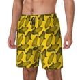 thumbnail image 1 of KLL yellow Corn for Mens Swim Trunks Quick Dry Swim Shorts with Built-in Compression Liner Funny Swimwear Bathing Suits-XX-Large, 1 of 6