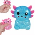 thumbnail image 1 of KLLHATOYS Axolotl Stress Ball, Soft Slow Rising Squeeze Ball, Cute Axolotl Squeeze Ball for Stress Relief, Glitter Filled Sensory Ball Holiday Party Favors, 1 of 9