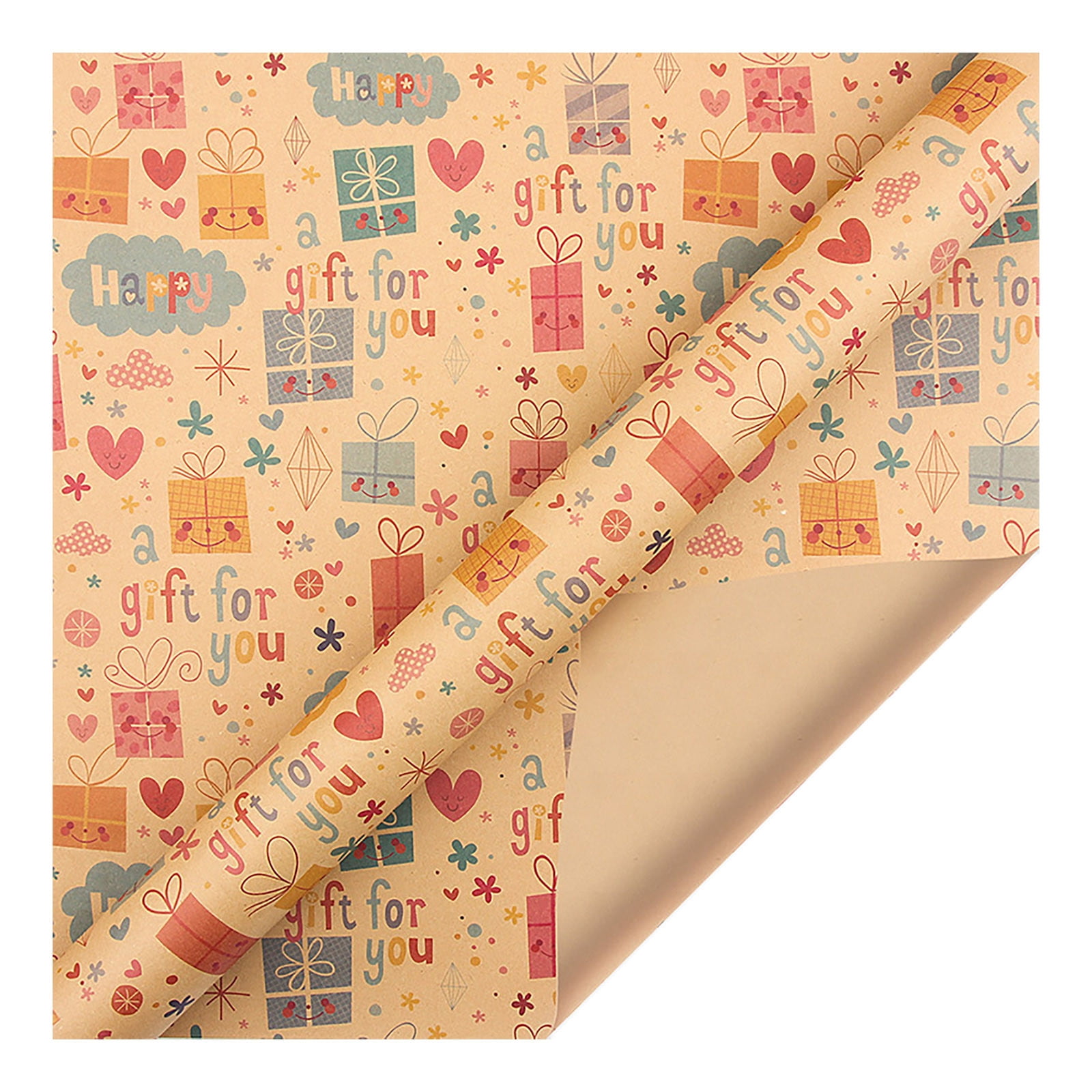 KLMAN Folding Wrapping Paper 1PCs ( 70cmX50cm, 4.11 Square Feet)Singlesided Christmas Wrapping