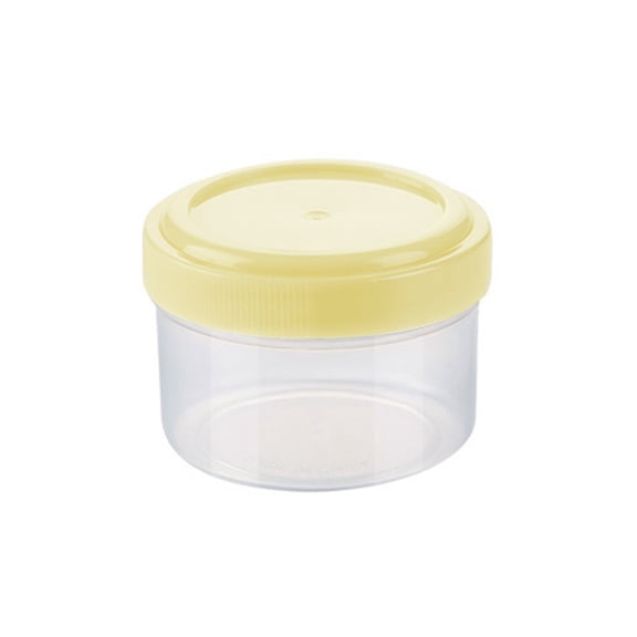 KLO 1Pcs Mini Round Seasoning Bottle Transparent Seasoning Storage Bottle With Leakproof Lid For Kitchen Picnic
