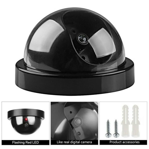 KLO Wireless Home Camera Analog Video Surveillance Indoor/Outdoor Blinking Virtual Dome Camera
