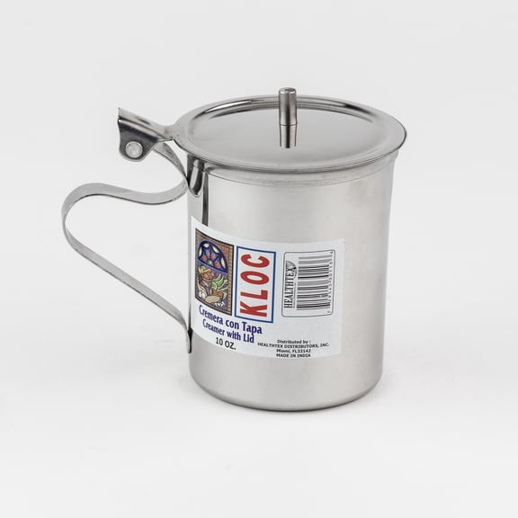 KLOC Stainless Steel Creamer with Cap for Coffee and Tea