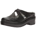 thumbnail image 1 of KLOGS Women's Carolina Black Smooth Leather Clogs 00130290003 Arch Support, 1 of 4