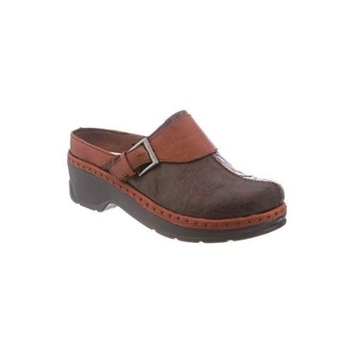 KLOGS Footwear Women's Austin Brown Flower Tooled Leather - 00130330254