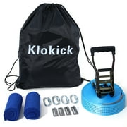 KLOKICK 300lbs Weight Capacity 50ft Ninja Line Slackline (Without Swing)