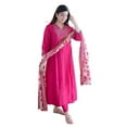 thumbnail image 1 of KLOSIA Women Embroidery Kurta and Pant Set with Dupataa - Indian Ethnic Traditional Wear Kurta Set, 1 of 7