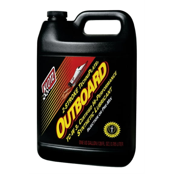 KLOTZ KL-333 Marine Outboard Techniplate TC-W3 2-Cycle 2 Stroke Oil - 2 Gallons