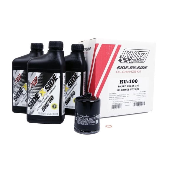 Klotz Lubricants KU-100 Klotz Oil Change Kit Polaris Rzr/Ranger