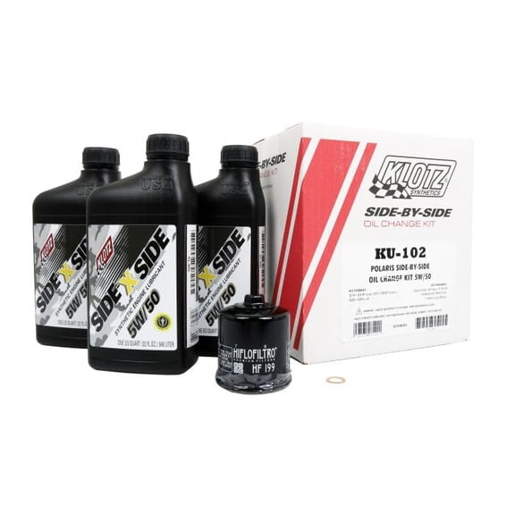 Klotz Lubricants KU-102 Klotz Oil Change Kit Polaris Rzr