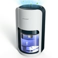 thumbnail image 1 of KLOUDIC 1200ml Ultra Quiet Dehumidifier with Automatic Defrosting for Home, 480 Sq ft, 1 of 11