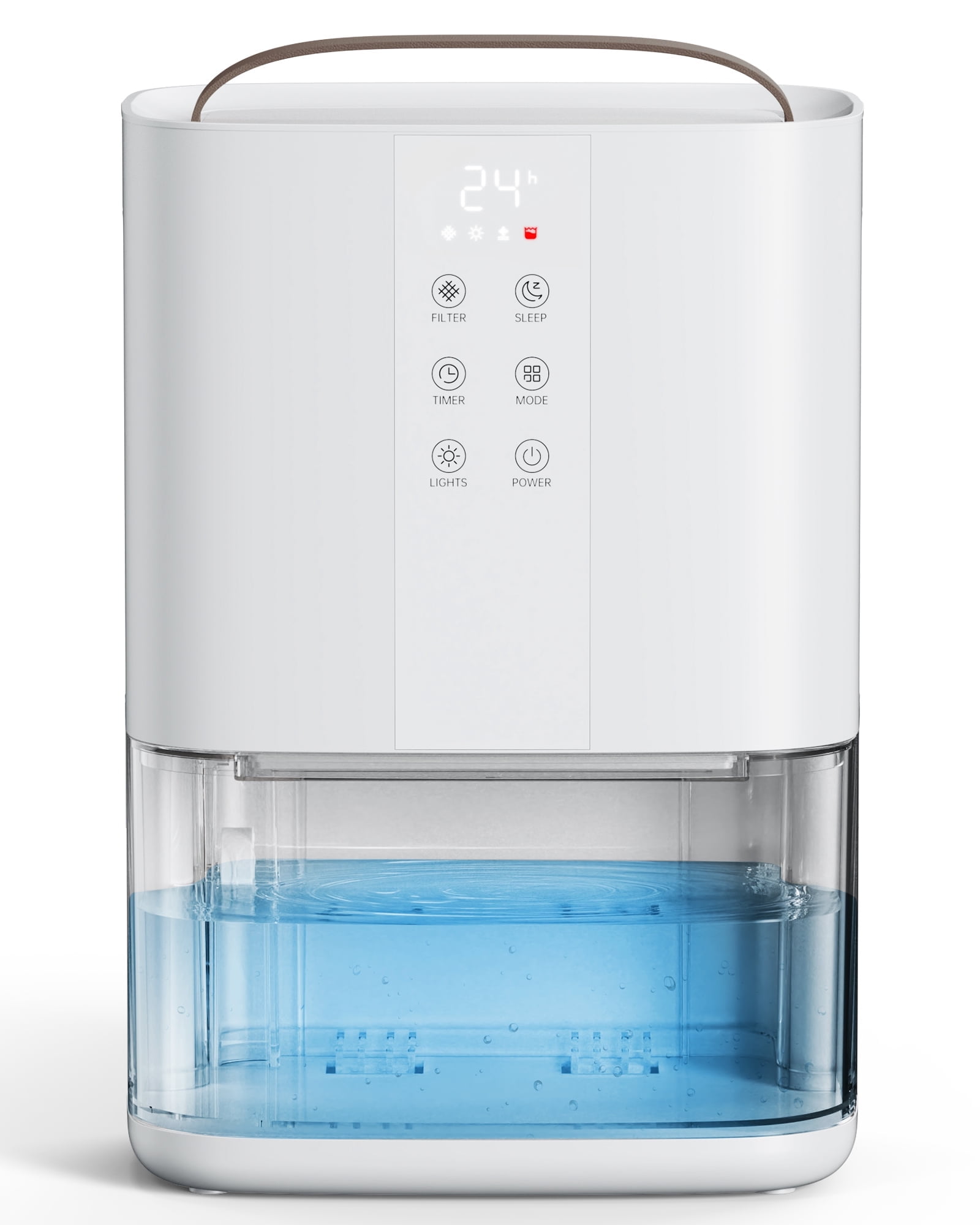 KLOUDIC Dehumidifier for Home, 90 oz Portable Water Tank,Sleep Mode,Timer,Washable Filter,Ultra Quiet Small Dehumidifiers for Bathroom Bedroom with Auto Shut off