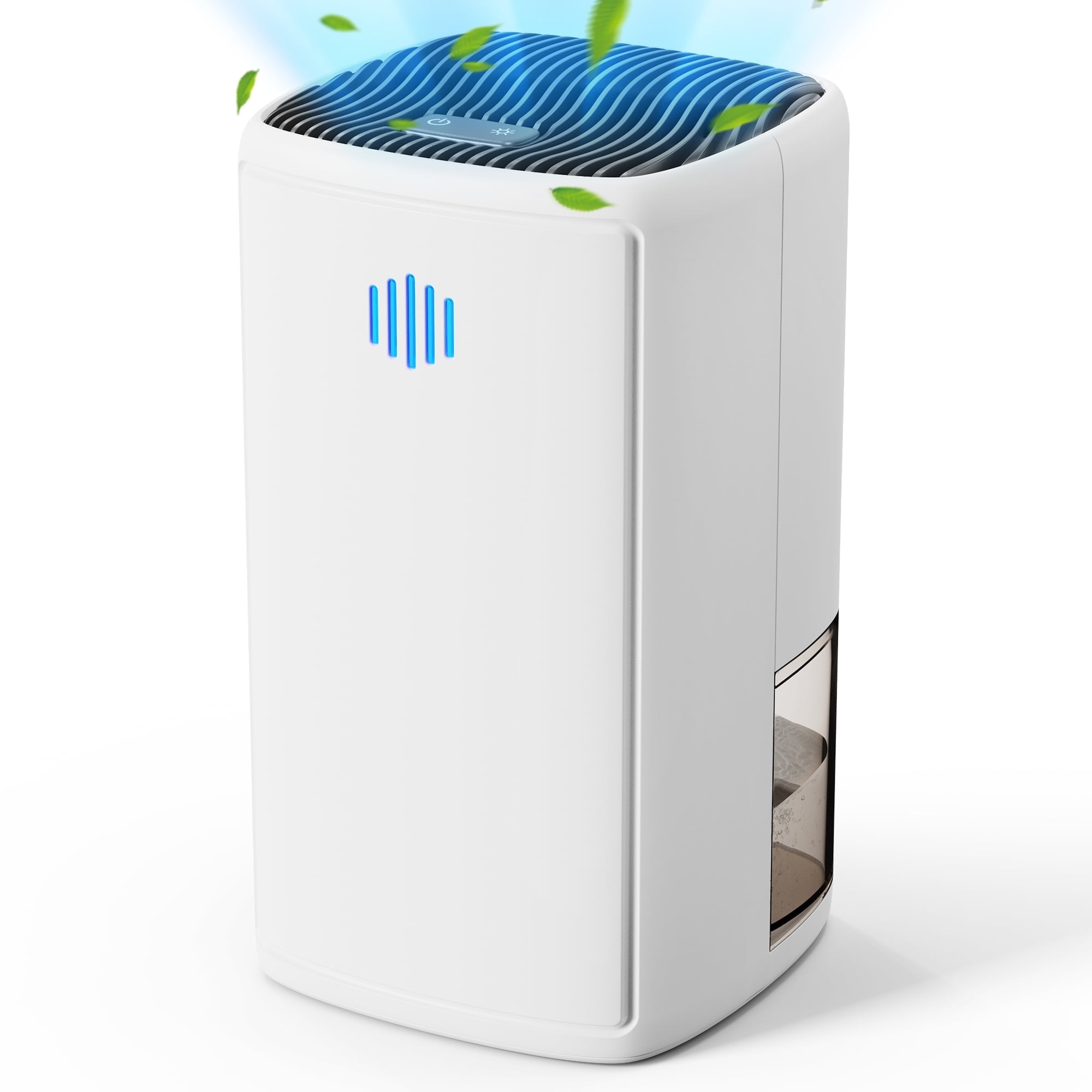 KLOUDIC Dehumidifier for Home (280 sq. ft), 37Oz Water tank,Portable and Quiet with Auto Shut Off