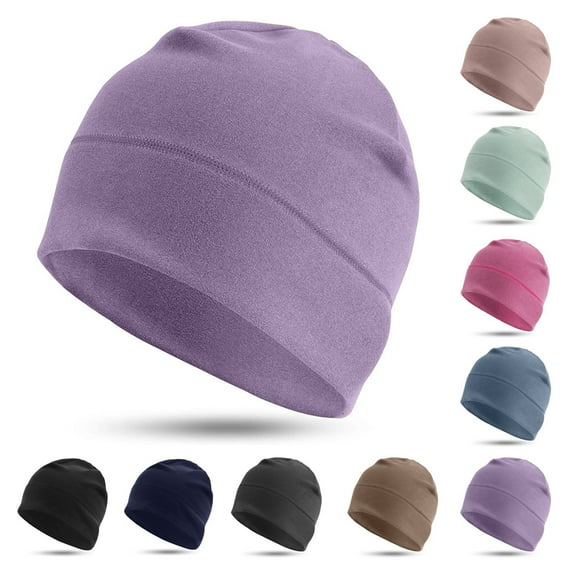 KLOY2K Fleece Lined Running Hat All-Weather Technical Beanie for Athletes - Features Thermal Insulation and Strategic Ventilation for Running, Climbing, and Snowboarding,Green,One Size