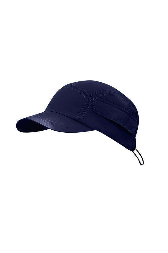 Men's New Baseball Cap - Quick-Drying for Summer Outdoor Activities, Ideal for Mountain Climbing, Recreational Sports & Travel, Functional Dome Cycling Style,Navy,One Size
