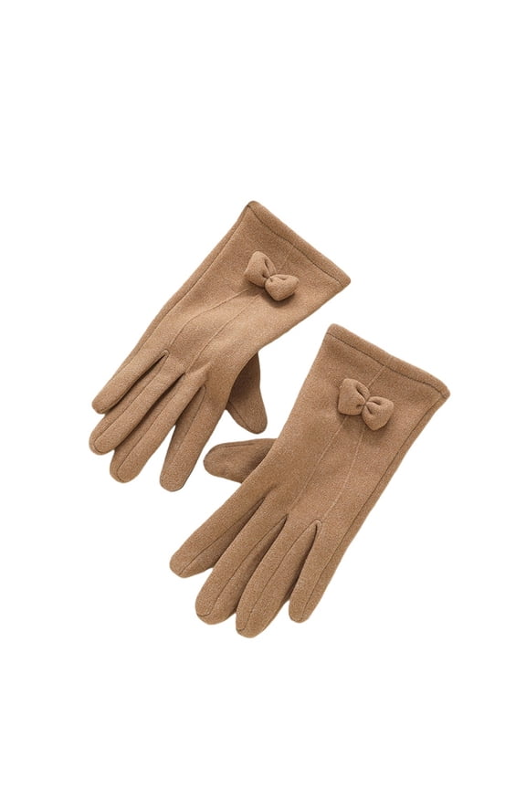 Top-Rated Winter Gloves for Women with Fleece Lining and Screen Function, Ideal for Outdoor Sports and Errands,Coffee,One Size