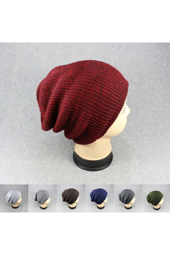 Unisex Compact Knit Beanie, Minimalist Wool Cap with Fashion-Forward Silhouette for Casual Everyday Winter Wear,Grey,One Size