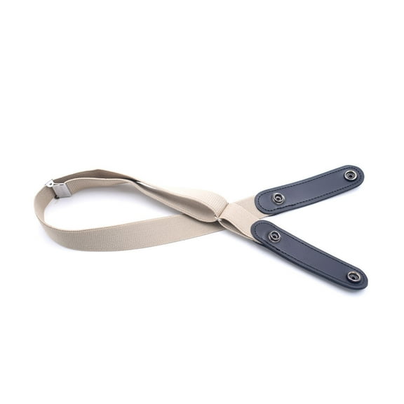 KLOY2K Unisex No-Buckle Belt, Stretch Nylon (60-90Cm) for Kids & Adults, Jeans & Casual Pants No Buckle Stretch Adjustable Belts,Beige One Size