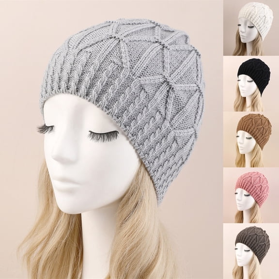 KLOY2K Unisex Wool Blend Knitted Beanie, Contemporary Winter Hat Design Combining Fashion and Functionality for Cold Weather Protection,Black,One Size