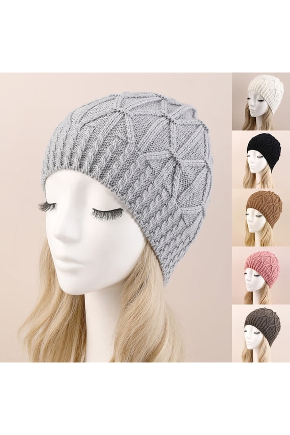 Unisex Wool Blend Knitted Beanie, Contemporary Winter Hat Design Combining Fashion and Functionality for Cold Weather Protection,Black,One Size