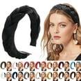 thumbnail image 1 of KLOY2K Velvet Headbands for Women Braided Headbands for Women Velvet Hair Hoop Elastic Criss Cross Hair Bands,Red,One Size, 1 of 5