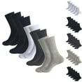 thumbnail image 1 of KLOY2K Winter Socks for Men Thermal 5-Pack Breathable Cotton Sports Socks - Cushioned Sole Men's Solid Color Athletic Stockings,Navy,One Size, 1 of 5