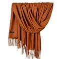 thumbnail image 1 of KLOY2K Women's Pashmina Scarf - Soft Solid Plain Shawl Wrap, Warm Neckwear with Fringes-Scarf for Women,D,A, 1 of 5