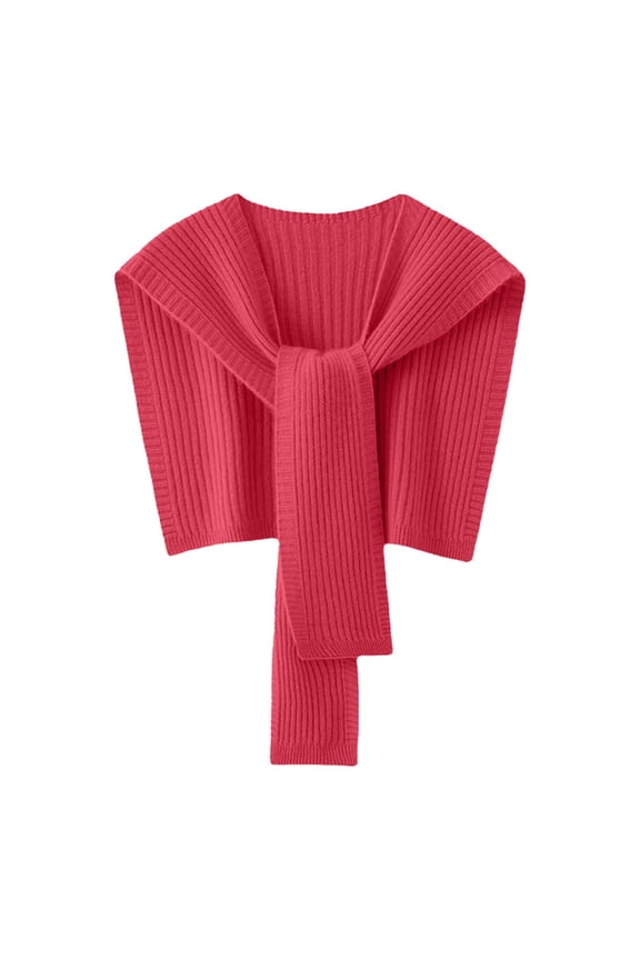 Women's Shawl Wrap - Poncho Cape Style, Open Front Cardigan Scarf, Pashmina for Fall Winter-Scarf for Women,Red,One Size