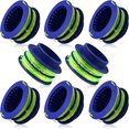 thumbnail image 1 of KLS124-03 Dual-line Spool 0.080'' 20Ft Compatible with Kobalt 24-Volt KST 2024A-03 KST1124B-03 Max Weed Wacker String Trimmer,Replacement for Kobalt Weed Eater String,8-Spool, 1 of 4