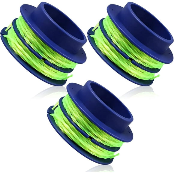 KLS124-03 Dual-line Spool 0.080'' 20Ft Compatible with Kobalt 24-Volt KST 2024A-03 KST1124B-03 Max Weed Wacker String Trimmer,Replacement for Kobalt Weed Eater String,3-Spool