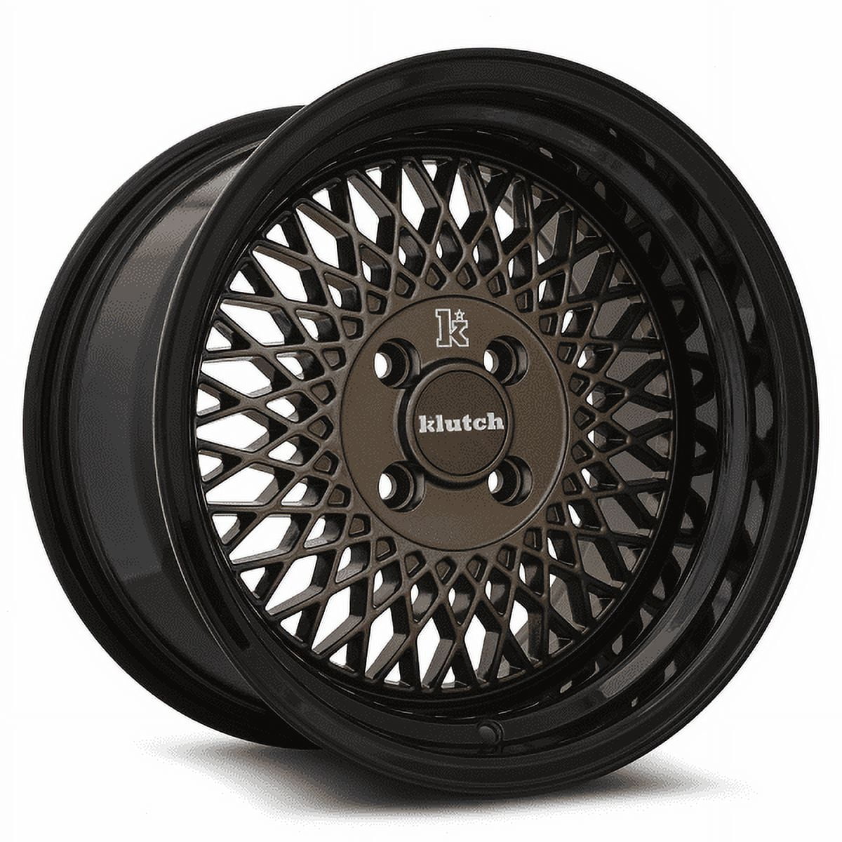 KLUTCH SL1 Rim 16X8 4X100 Offset 20 Bronze Black Lip