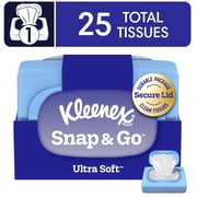 Kleenex Snap & Go Ultra Soft 3-Ply On-The-Go Facial Tissues, 1 Pack