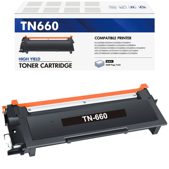 KLYNE - 1 Pack Tn660 Tn630 Toner Compatible With Brother Hl-L2340Dw Hl-L2360D Hl-L2380Dw